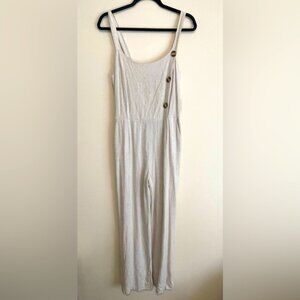 NWT One Clothing Los Angeles Jumpsuit With Hidden Zipper Women Size L US